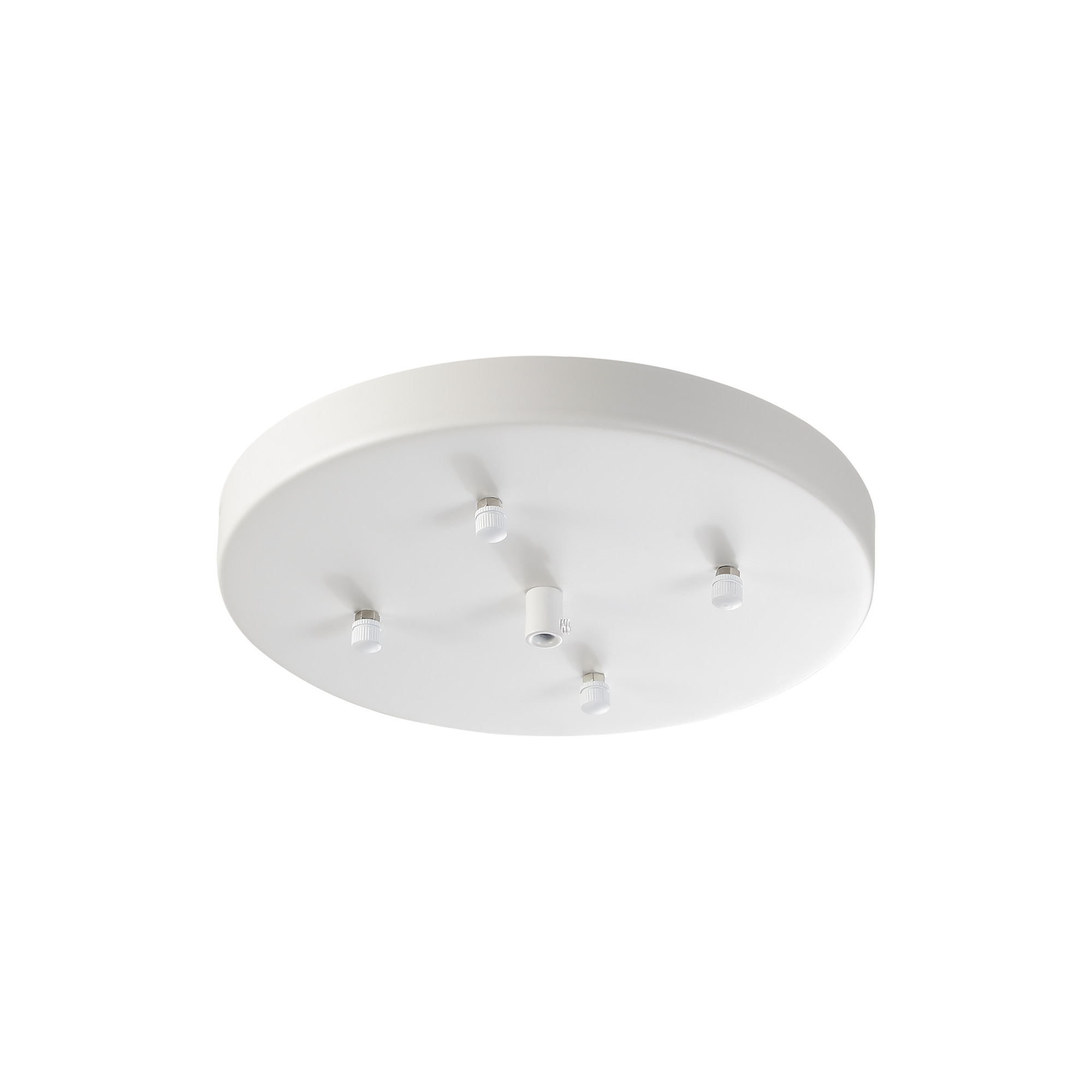 D0853WH/NH  Hayes No Hole 230mm Heavy Duty Ceiling Plate White